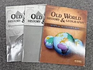 Abeka Old World History and Geography Teacher Test, Quiz & Map Activity Keys - Picture 1 of 7