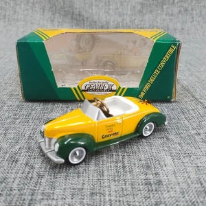 Crayola Gearbox Diecast 1940 Ford Deluxe Yellow Pedal Driven Car 1998 - Picture 1 of 16