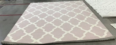 L PINK / IVORY 8'-0" x 10'-0" Back Stain Rug, Reduced Price 1172681998 CAM121M-8 - Image 1 of 4