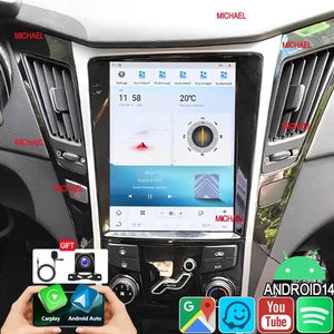 Radio estéreo para automóvil 4+64G para Hyundai Sonata Android14 2011-2015 Carplay GPS FM navegación - Imagen 1 de 23