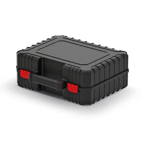 Valigia portautensili Valigetta porta attrezzi in colore nero con rosso - Imagen 1 de 9