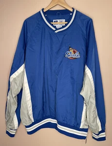 VINTAGE RUSSELL AUTHENTISCH ORLANDO SEALS HOCKEYJACKE WINDBREAKER SELTEN GRÖSSE XXL - Bild 1 von 10