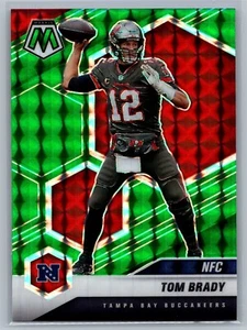 Mosaico Panini 2021 - verde Tom Brady #201 - casi nuevo-como nuevo *tarjetas de texto* - Imagen 1 de 2