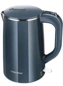 Electric Kettle, 1.7 L Double Wall Food Grade Stainless Steel Interior Water ... - Picture 1 of 8