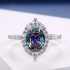 925 Silver Ring For Women Simulated Alexandrite Gemstone Birthstone Us Size 6