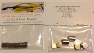 Wolfram Gewichte für Pinewood Derby 2 oz 8 Stück Set - Bild 1 von 4