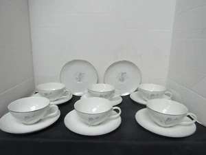 Creative ROYAL ELEGANCE 6 CUPS and 8 SAUCERS Set - Picture 1 of 8