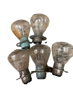 5 Original Ford Model A/T Original Mazda/GE Interior Light Bulbs NOS - Image 1 of 4