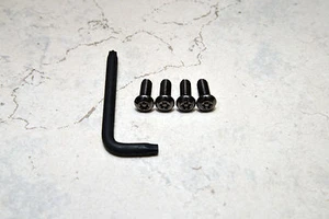 Anti-Theft *BLACK NICKEL* Security Screws for LEXUS REAR License Plate Frame - Picture 1 of 7