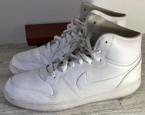 Ebernon Nike Mens High Top Shoe Size 14 White - Picture 1 of 6