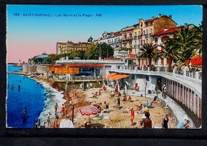 384-SAINT-RAPHAEL -766 Les Bains et la Plage. - Imagen 1 de 1