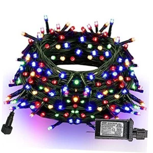 Christmas String Lights, 100 FT Connectable Waterproof 300 LED Multicolor - Picture 1 of 7