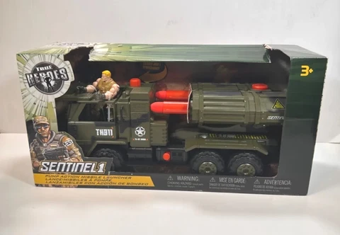 True Heroes Sentinel 1 PUMP ACTION MISSILE LAUNCHER. Read Description Cover