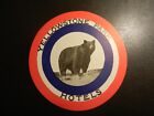 *YELLOWSTONE PARK HOTELS* VINTAGE HOTEL/LUGGAGE LABEL.  Approx. 3.50" x 3.50"