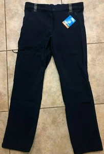 Mens Columbia Triple Canyon Fall Hiking Fleece Lined Pants Blue NWT $195 - Picture 1 of 5