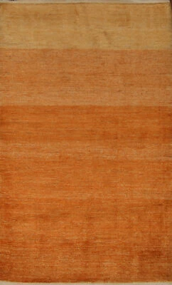 Premium Quality Gabbeh Kashkoli Wool Accent Rug - Timeless Style" Orange 3x5 ft - Image 1 of 4