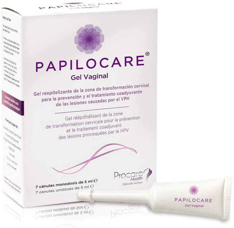 Papilocare Vaginal gel  HPV-induced lesions 7x5 ml ORIGINAL ITEM - Image 1 of 2