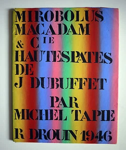 Jean Dubuffet / Mirobolus Macadam & Cie Michel tapié René Drouin Art Brut 1946 - Picture 1 of 7