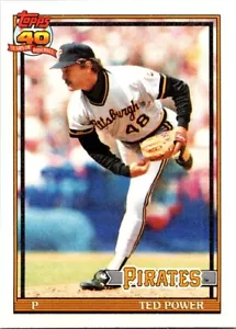 1991 Topps #621 Ted Power - Bild 1 von 1