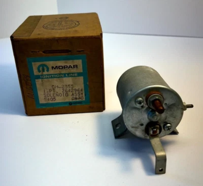 1961-1973 Dodge Chrysler Starter Solenoid W/ Standard Transmission 2642964 NOS - Image 1 of 4