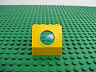 LEGO Yellow Panel 4 x 3 x 3 w/Trans-Light Blue Porthole 6441 6560 6442 #30080c01
