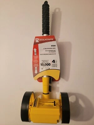 ROLATAPE RT204 Dual 4-inch Measuring Wheel Measure Up To 10,000 Ft. NEW - Image 1 of 4