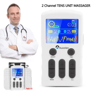 Tens Machine Rechargeable Digital Therapy Full Massager Pain Relief Acupuncture - Picture 1 of 9