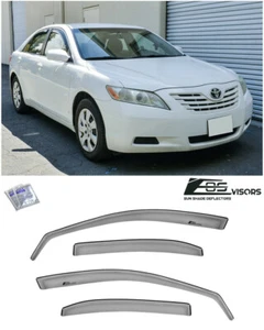 EOS For 07-11 Toyota Camry | JDM In-Channel Side Vents Window Visors Rain Guards - Picture 1 of 12