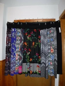Maxi Gonne Pull On APT.9 Tutte Taglie Regolari Multicolore Elastico Vita 95% Polye - Foto 1 di 87