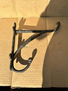 Antique Cast Iron Coat Hat Hooks Rack Wall Shelf Bracket Heavy Duty Ball End - Picture 1 of 6