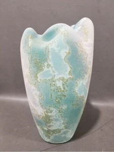 Vintage American Art Pottery by Tony Evans Raku Studio Large Vase - Picture 1 of 6