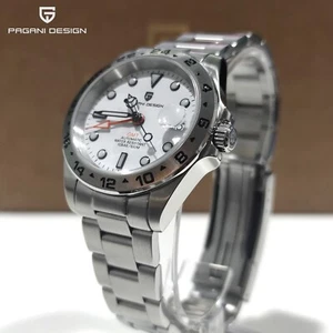 2023 Pagani Design PD-1682 Explorer II Men GMT Mechanical 100M Waterproof Watch