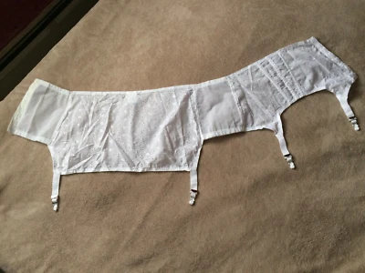 Crown-ette talla 40/5X blanco deshuesado gancho lateral 4 liguero estilo 4730 nuevo sin etiquetas Foto 1 de 4