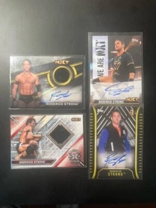 2018 Topps WWE NXT Roderick Strong Auto #A-RS Relic /99 #AS-RS #DMR-RS 2021 /250 - Picture 1 of 2