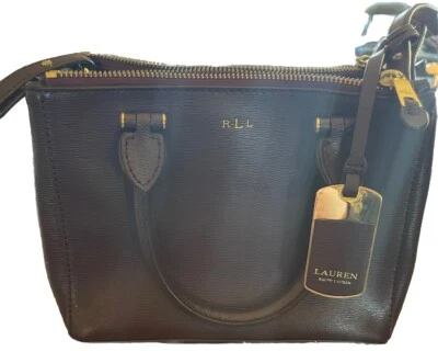 Lauren Ralph Lauren Leather Double Zip Purse Burgundy Great Condition Feels New - Image 1 of 4