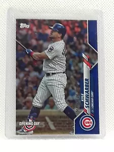 Kyle Schwarber 2020 Topps Opening Day - BLUE FOIL #143 - Chicago Cubs - Picture 1 of 2