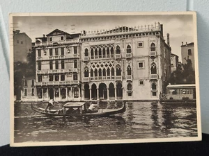1947 BW RPPC Italia Venecia Maison d'Or ~ Publicado - Imagen 1 de 5