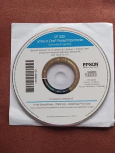 Epson XP-330 Software CD 2015 Small-In-One Microsoft Windows 10.10 8.x 7 Vista - Picture 1 of 1
