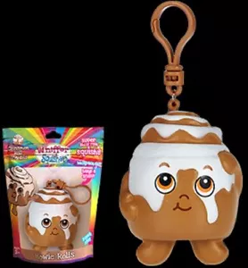 Whiffer Sniffers Squishers Howie Rolls Zimt/Vanille Plüschtier Rucksack Clip - Bild 1 von 3