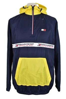 TOMMY HILFIGER Chaqueta Deportiva Azul Windcheater Talla S Hombres Pullover Prendas Exteriores Foto 1 de 4