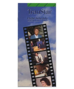 Horario vintage de Trans Star Airlines 6/1/86 ¡MUY RARO! - Imagen 1 de 1