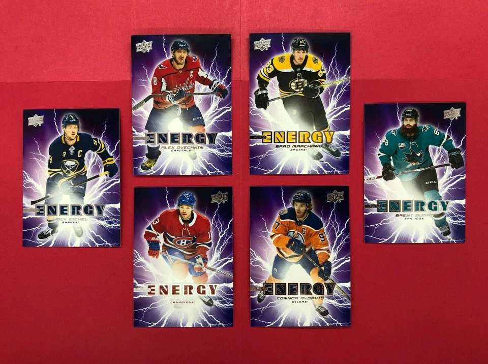 2019-20 Upper Deck Pure Energy Hockey Insert - Pick Your Card - Image 1 of 1