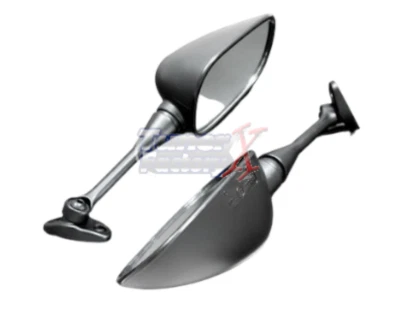 FOR SUZUKI GSXR600 (2003-2016) MIRRORS e-Mark BLACK GSXR 750 (2003-2008) L+R - Image 1 of 2