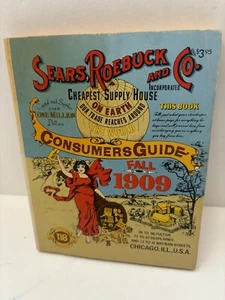 Vintage Sears Roebuck and Co 1909 Fall Consumer Guide Catalog 1979 Reprint - Bild 1 von 9