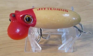 Vintage Angelköder ~ "Fred ARBOGAST CO" ~ schöner Jitterbug aus dem Zweiten Weltkrieg ~ Kunststofflippe ~ - Bild 1 von 10