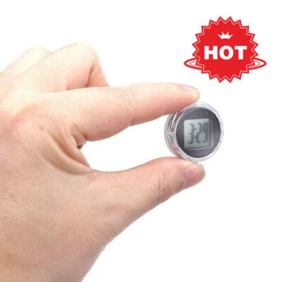 Mini-Motorrad-Digitaluhr-Uhr-Stick auf dem Motorrad-Display Wasserdicht ✨β  X7A3 - Bild 1 von 4