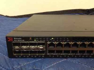 Brocade ICX6610-48P-E 48-Port 8X 1GB SFP PoE+ Gigabit Ethernet Switch - Afbeelding 1 van 3