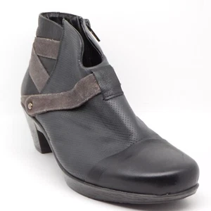 Naot Modern Footwear Women Leather Suede Ankle Boots Side Zip Size EU 39 US 8.5 - Picture 1 of 11