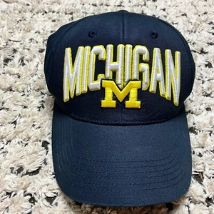 University of Michigan Snapback Mütze blau Top of the World bestickt Baumwolle - Bild 1 von 6