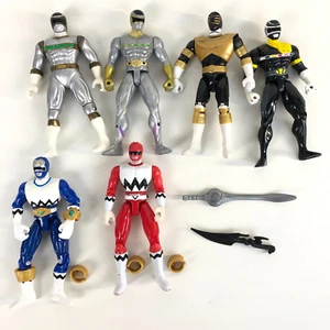 6 Vintage MM Power Ranger Action Figures 1996 1997 1998 - Picture 1 of 10